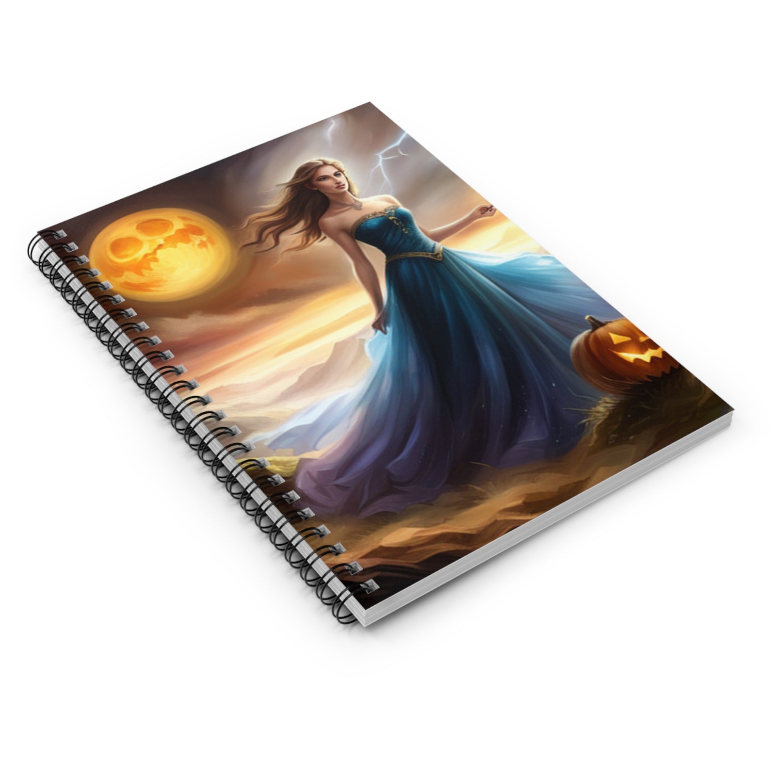 Halloween Fantasy Spiral Notebook - Ruled Line
