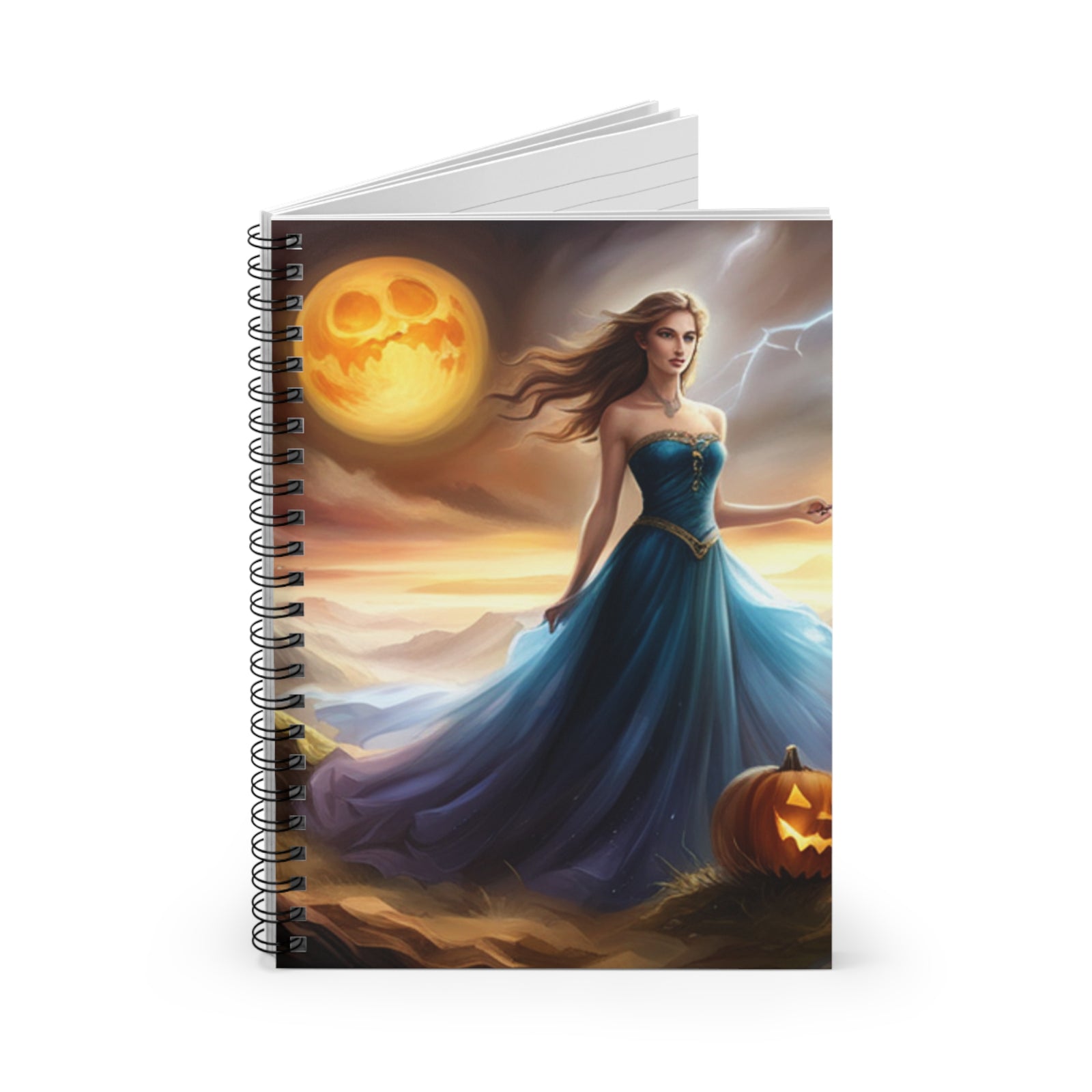 Halloween Fantasy Spiral Notebook - Ruled Line